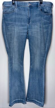 Express barely boot mid rise jeans size 18